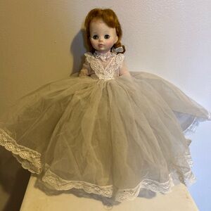 Madame Alexander Bride Doll Red Hair 1960's Preowned played with condition